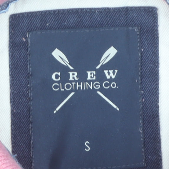 Crew Clothing Co. Men’s Pink Cotton Polo Shirt Size S
