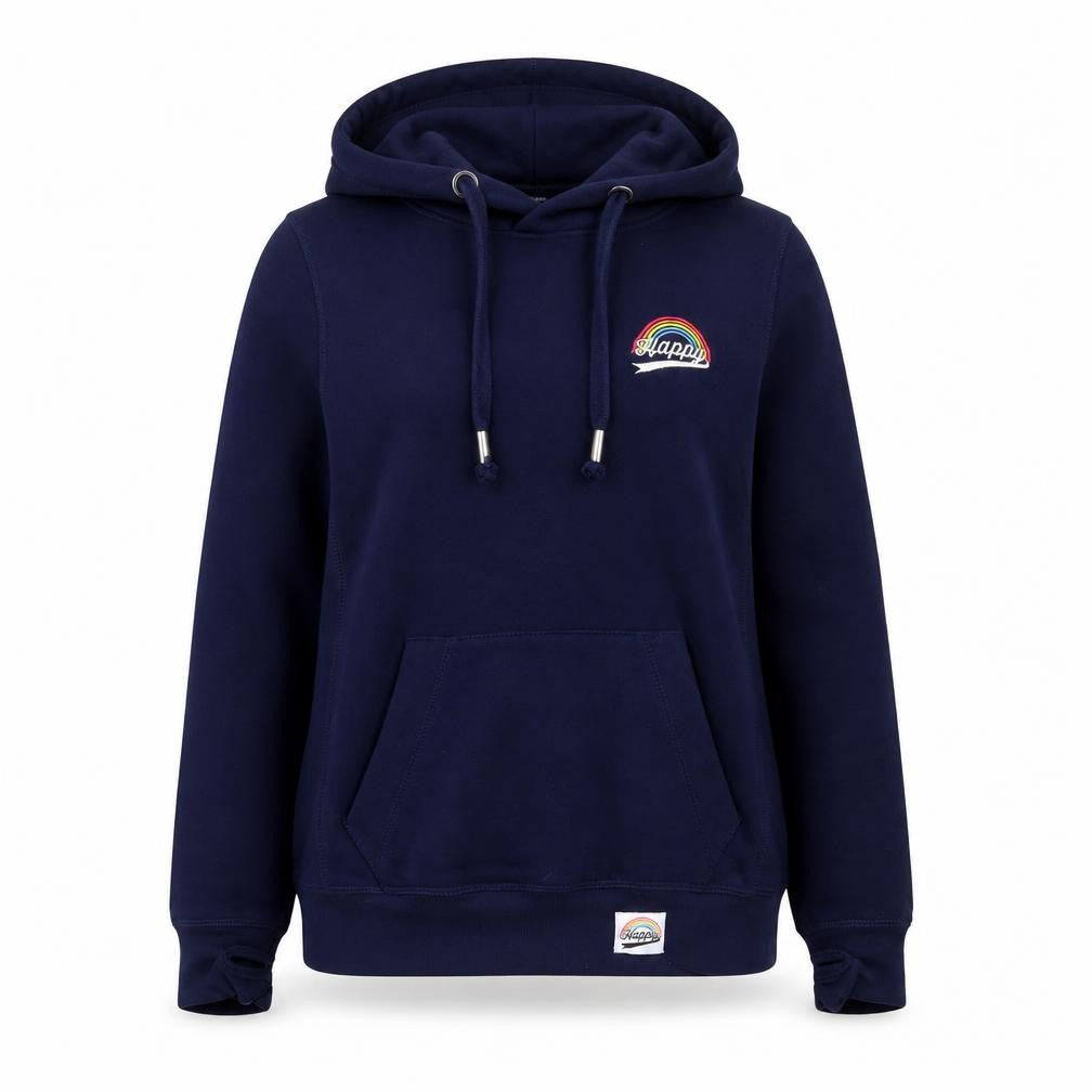 Pickle London Women’s Navy Hoodie Medium Cotton Blend Pullover