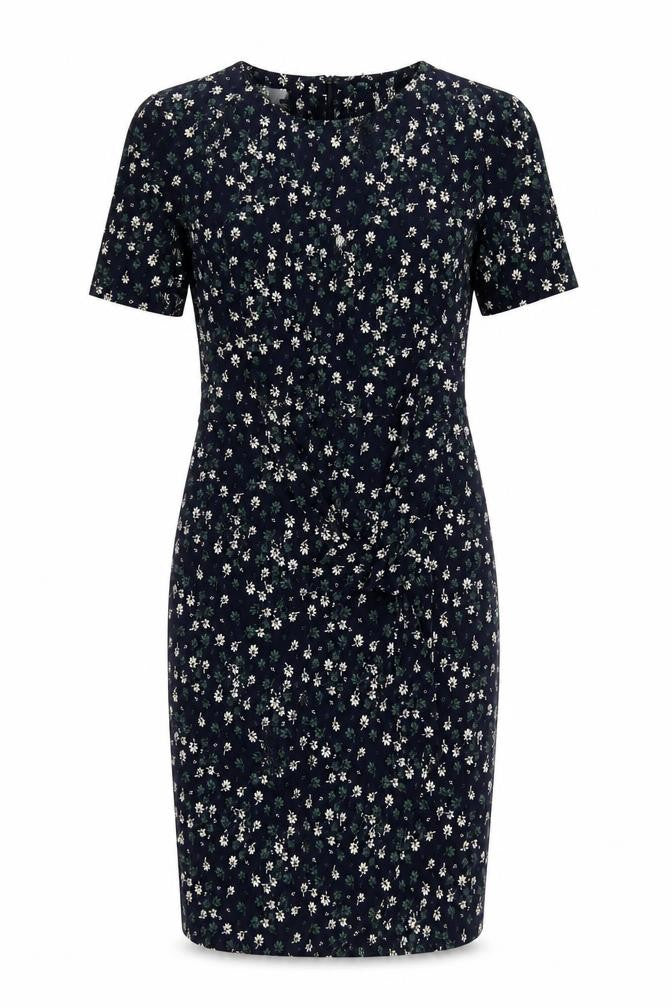 Jigsaw Women’s Blue Floral Bodycon Knee Length Dress Size S