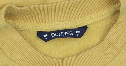 Additional view of Dunnes Mustard Attitude Sweatshirt women’s small cotton blend