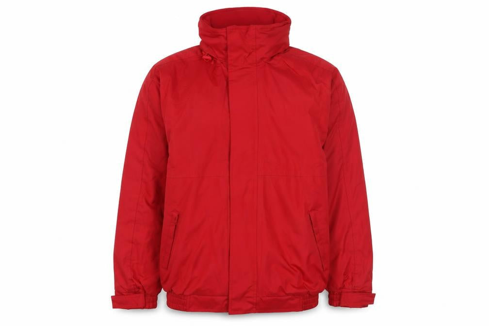 Result Core Men Red S Windbreaker Jacket Water Resistant Lined