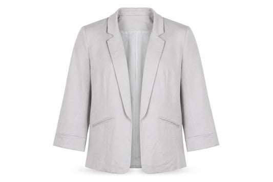 Aftershock London Women’s Grey Size 12 Classic Tailored Blazer