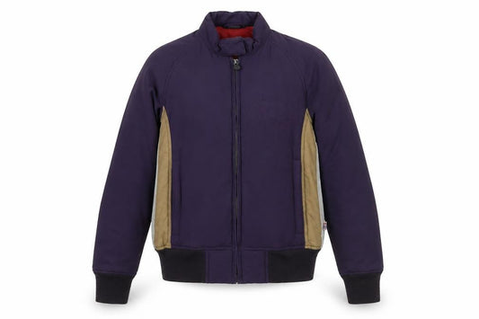 Diesel Womens Purple Cotton Bomber Jacket S Casual Zip Style