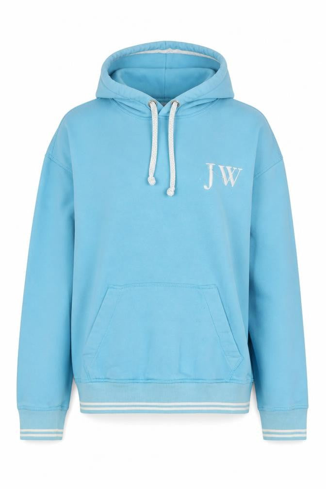 Jack Wills Women Blue UK 8 Pullover Hoodie with Logo Print