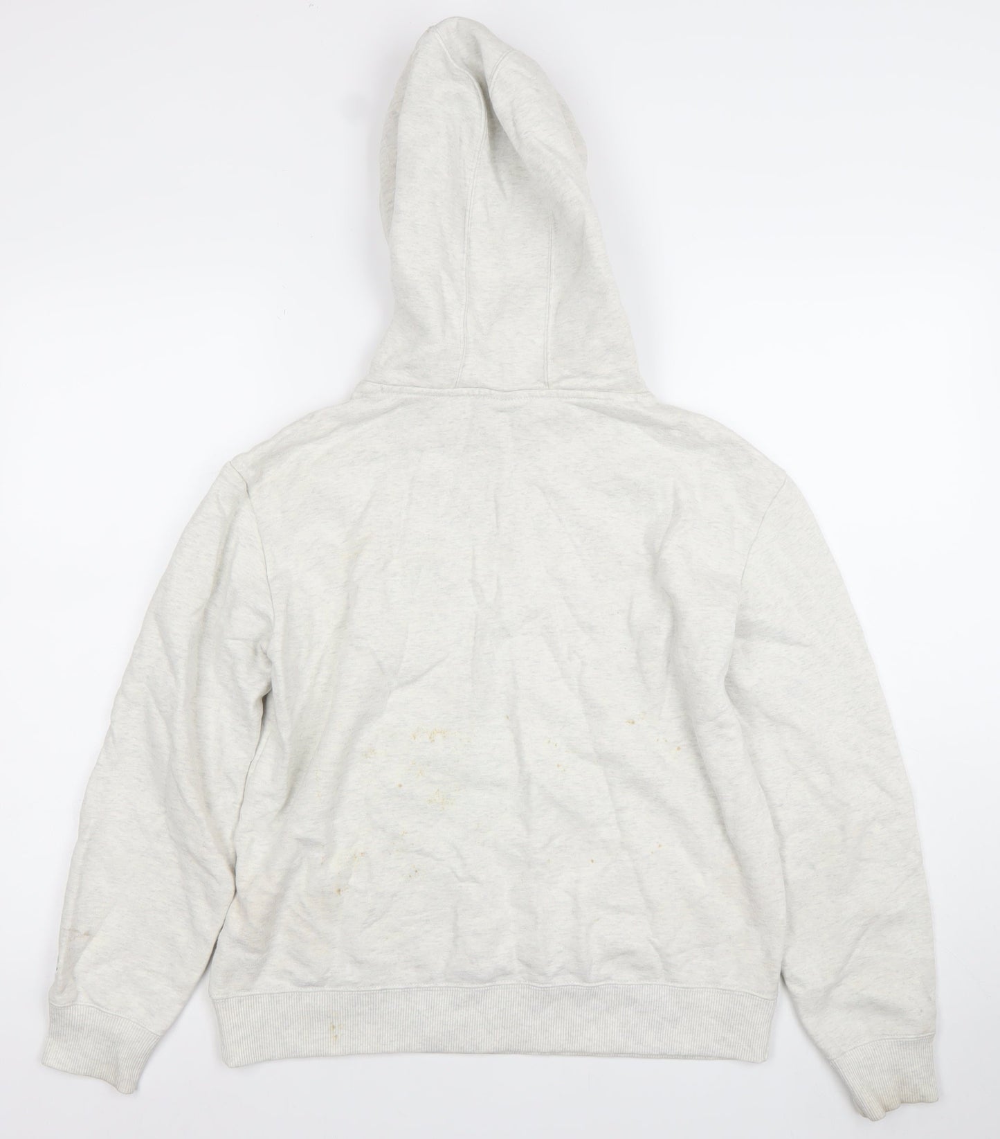 Champion Men's Grey Small Pullover Hoodie Logo Fleece Sweatshirt