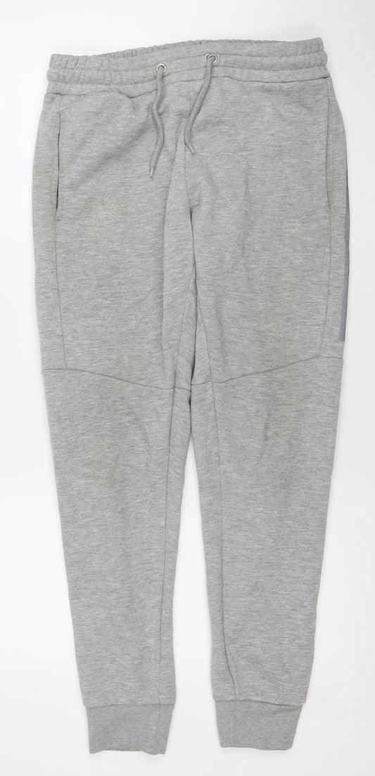 NICCE Men's Grey Small Jogger Sweatpants Cotton Blend