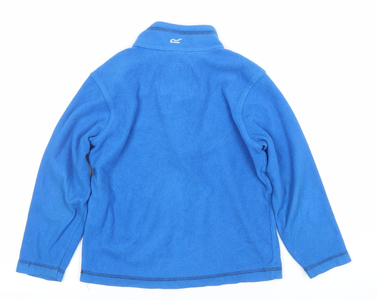 Regatta Boys Blue Fleece 1/2 Zip Hoodie Sweatshirt Size 5-6 Years