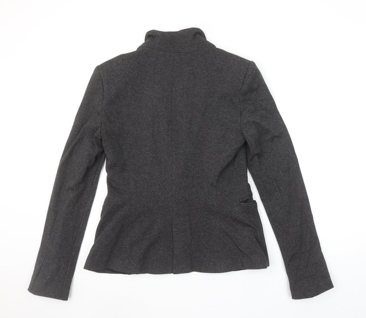 Zara Basic Women's Grey Slim Fit One-Button Blazer Jacket S