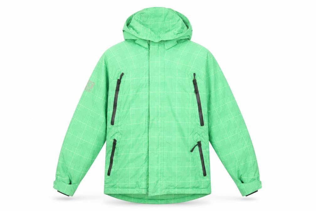Shredz Green Waterproof Windproof Ski Jacket Teens Size 164 Hooded