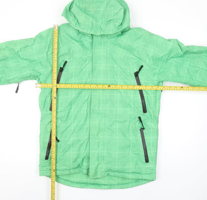 Shredz Green Waterproof Windproof Ski Jacket Teens Hooded 13-14 Years