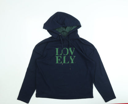 Marks & Spencer Men's Blue 'Lovely' Pullover Hoodie Size M