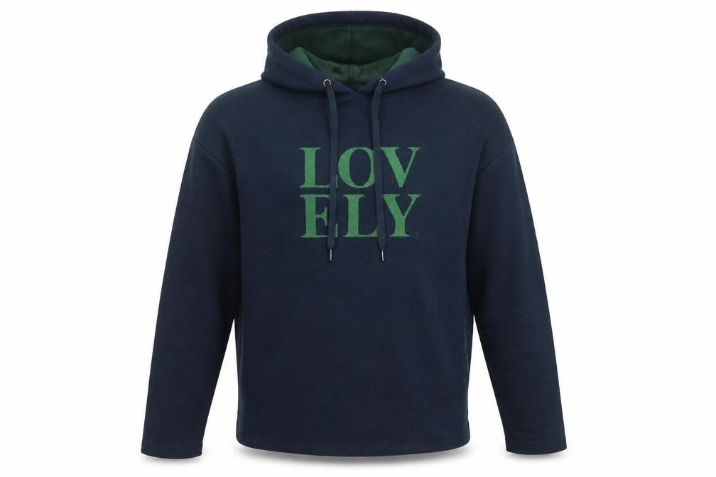 Marks & Spencer Men's Blue 'Lovely' Pullover Hoodie Size M
