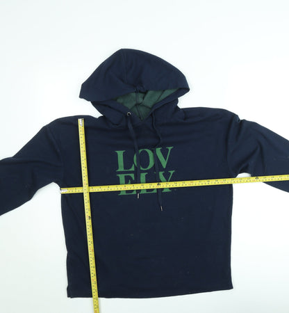 Marks & Spencer Men's Blue 'Lovely' Pullover Hoodie Size M