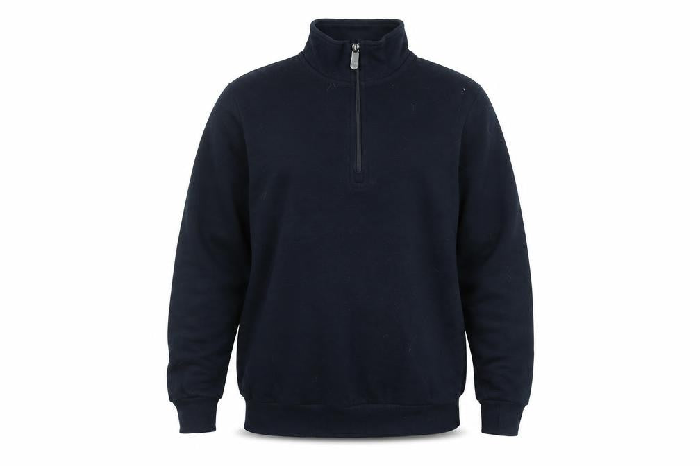 Cotton Traders Men’s Blue XS Half Zip Fleece Sweatshirt