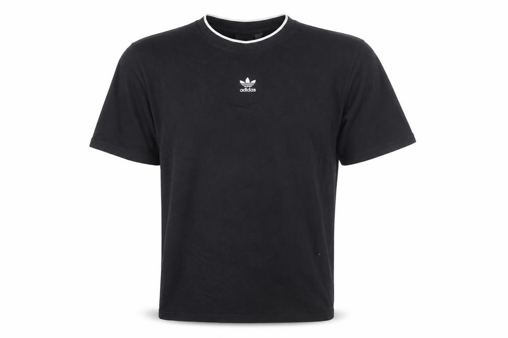 adidas Men's Black Short Sleeve Cotton Crew Neck T-Shirt Size M