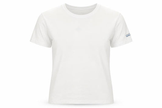Invista Women’s White COOLMAX Lycra Short Sleeve T-Shirt Size L
