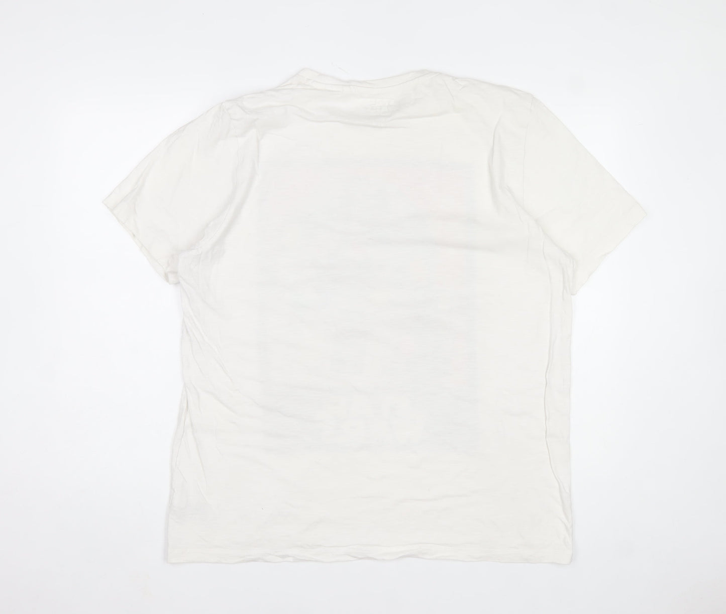Next Star Wars Men’s White XL R2-D2 Christmas Graphic Cotton T-Shirt