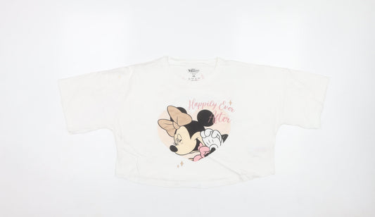 Primark Disney Minnie Mouse Bride To Be White Cotton Nightshirt XS