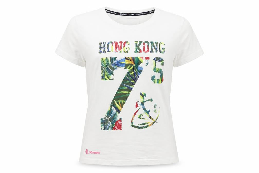 Kukri Womens White Hong Kong Sevens Cotton T-Shirt Size 10