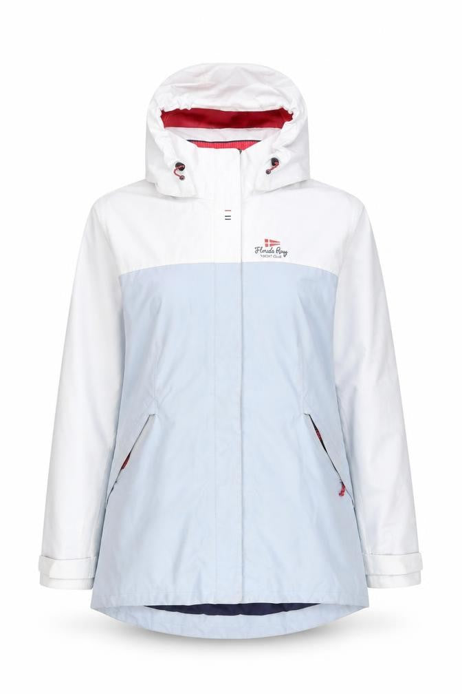 Tribord Women's Blue Waterproof Hooded Rain Coat Jacket XL