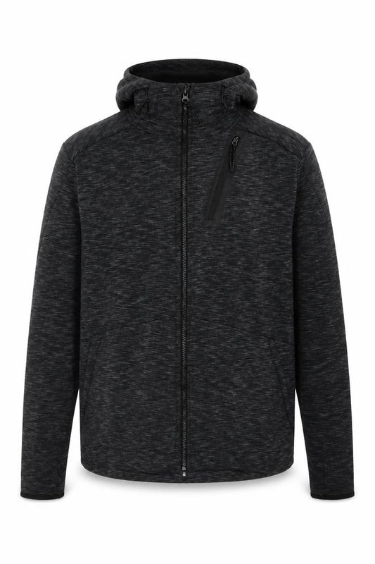 Champion Men's Black Full Zip Hoodie Size M Athletic Fit
