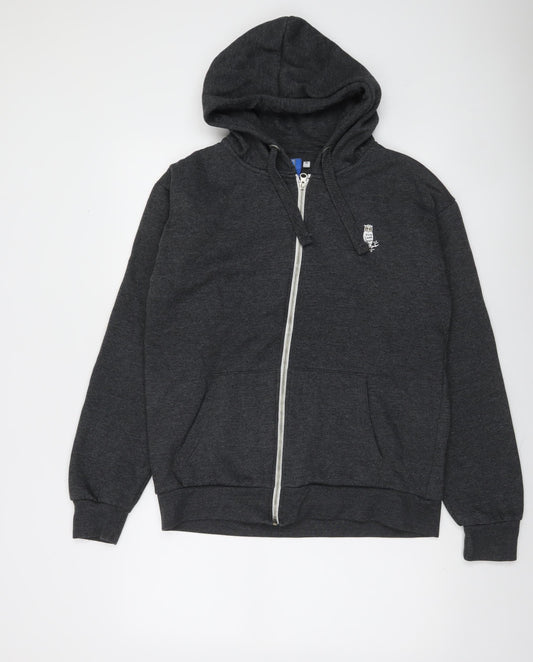 Sheffield Wednesday Mens Grey Full Zip Hoodie Size S