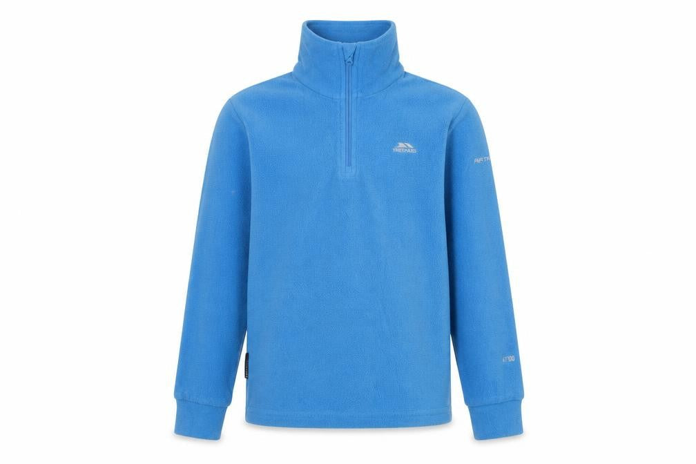 Trespass Boys Blue 5-6 Years Fleece 1/2 Zip Sweatshirt Pullover