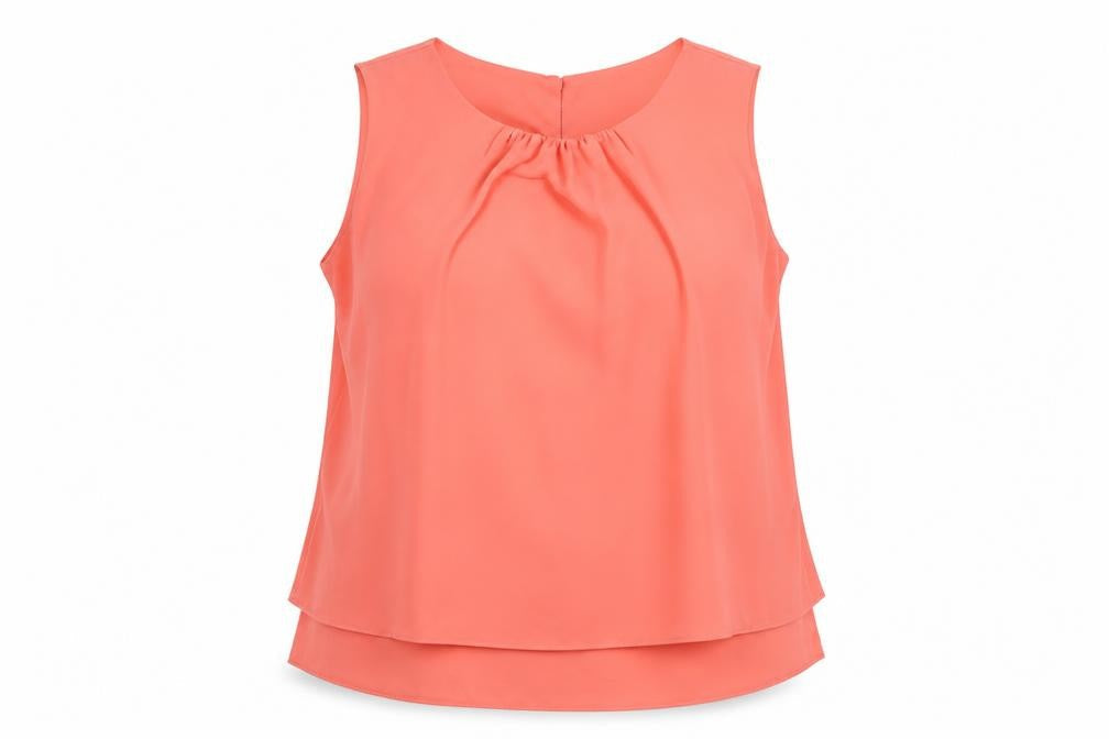 Wallis Women’s Pink Sleeveless Chiffon Blouse UK 18
