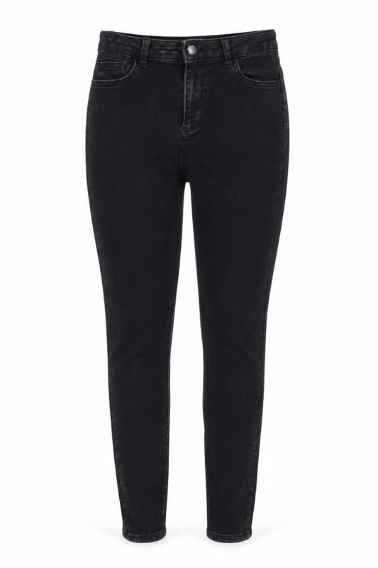 Savida Women's Black Skinny Jeans Size 12 Stretch Denim