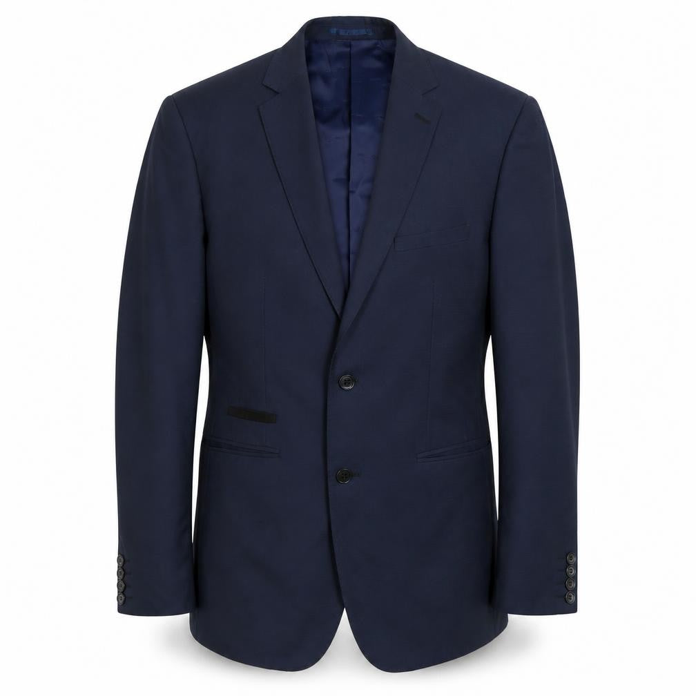 Voeut Men's Navy Blue Classic Fit Blazer UK 42R Polyester Rayon