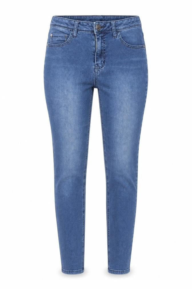 Street One Women's Blue High Rise Skinny Jeans Size 10 Slim Fit