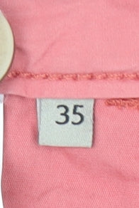 Napapijri Men's Pink Chino Shorts Size 35 Regular Fit Cotton