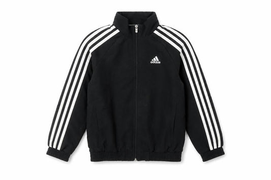 Adidas Boys Black Track Jacket 7 Years Climalite Full Zip Sports Top
