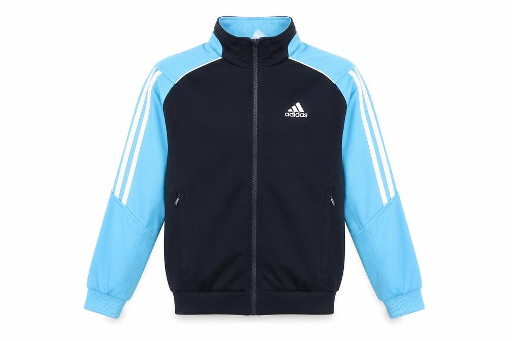 Adidas Boys Blue Full Zip Track Sweatshirt 11-12 Years