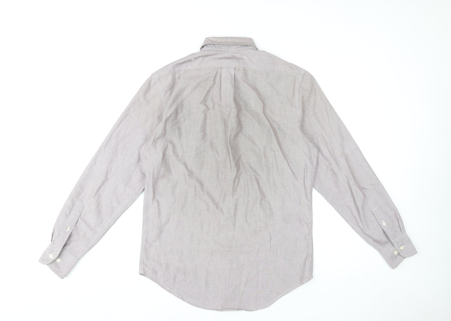 U.S. Polo Assn. Men's Beige Classic Fit Long Sleeve Dress Shirt S