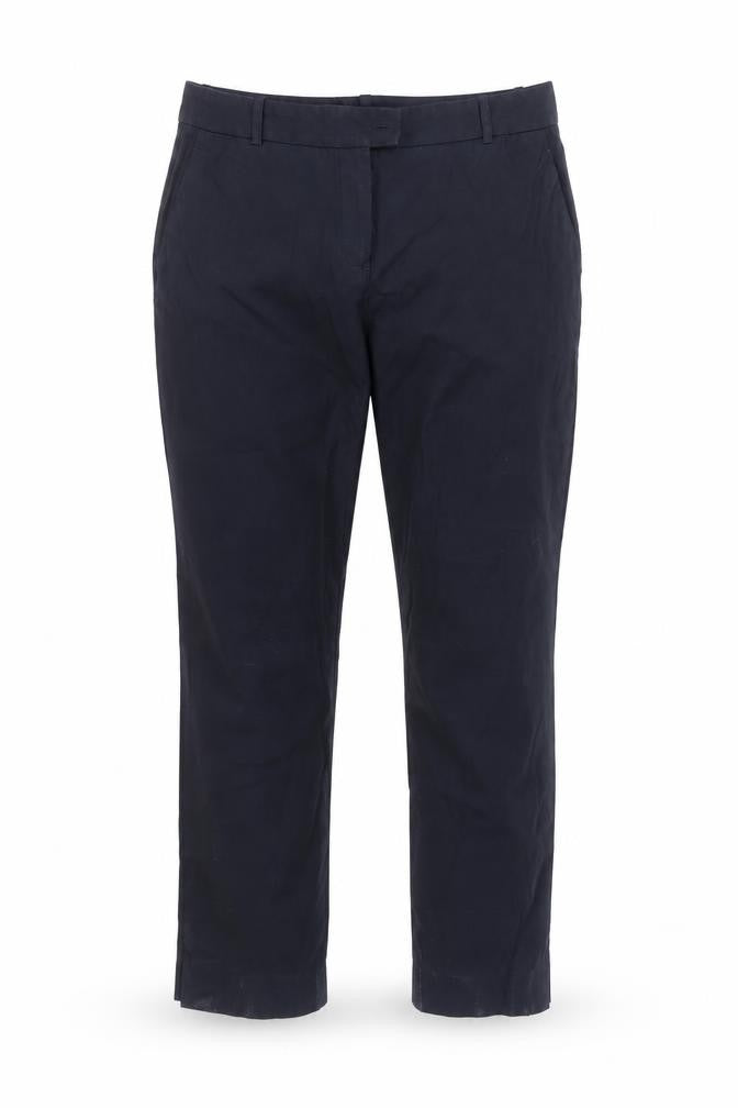 Massimo Dutti Men's Black Slim Fit Chino Trousers Size M