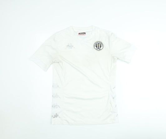 Kappa Men's White Medium Athletic Sports T-Shirt