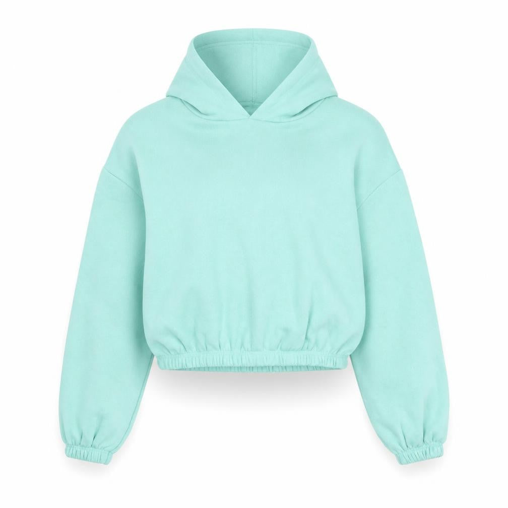 Light & Shade Women’s Green Pullover Hoodie Size M Fleece Lined