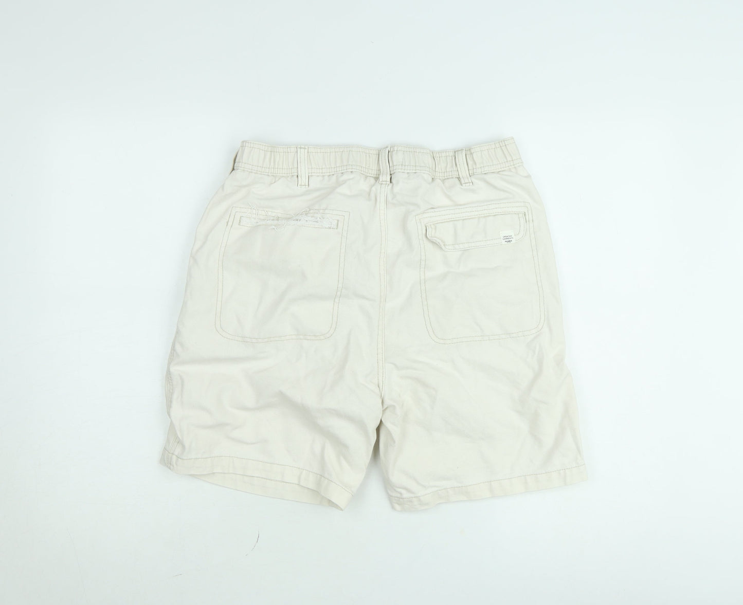 Pull & Bear Men’s Beige Chino Shorts Size M 32in Cotton Casual