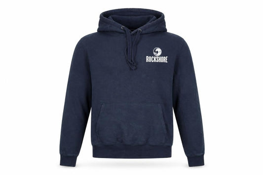SOL'S Rockshore Men's Blue Pullover Hoodie Size S Fleece Logo