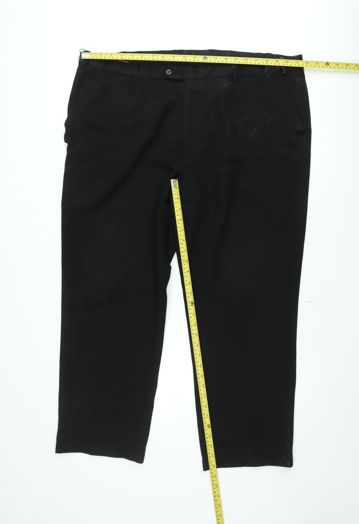 Taylor & Wright Black Men's Regular Fit Dress Pants 44R