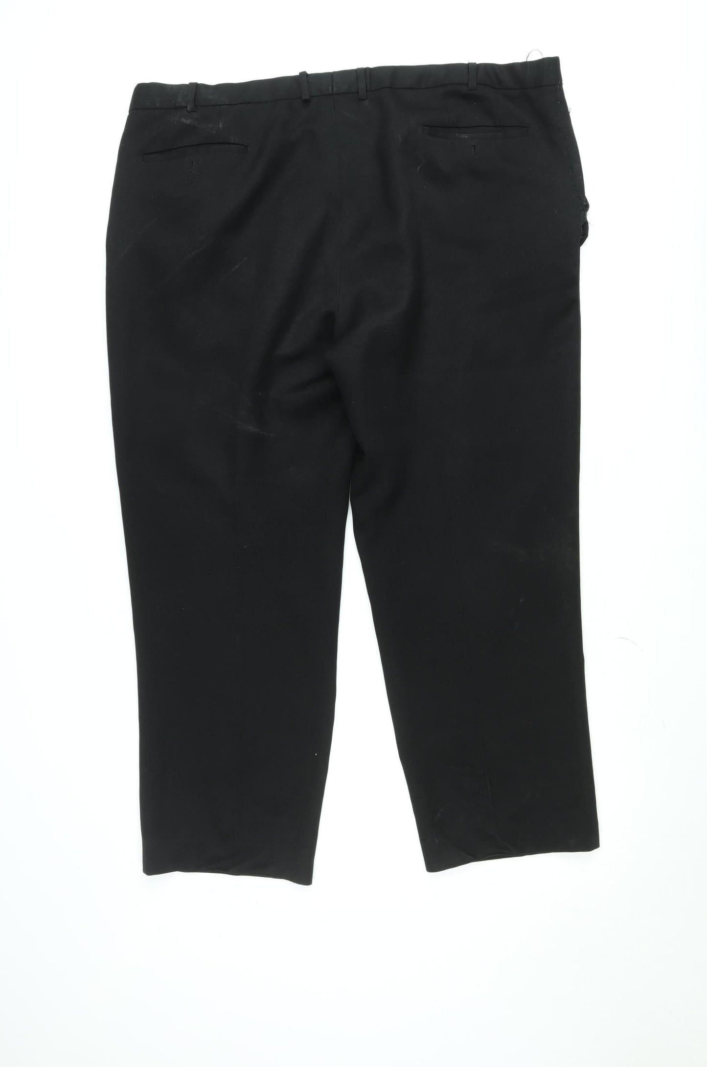 Taylor & Wright Black Men's Regular Fit Dress Pants 44R