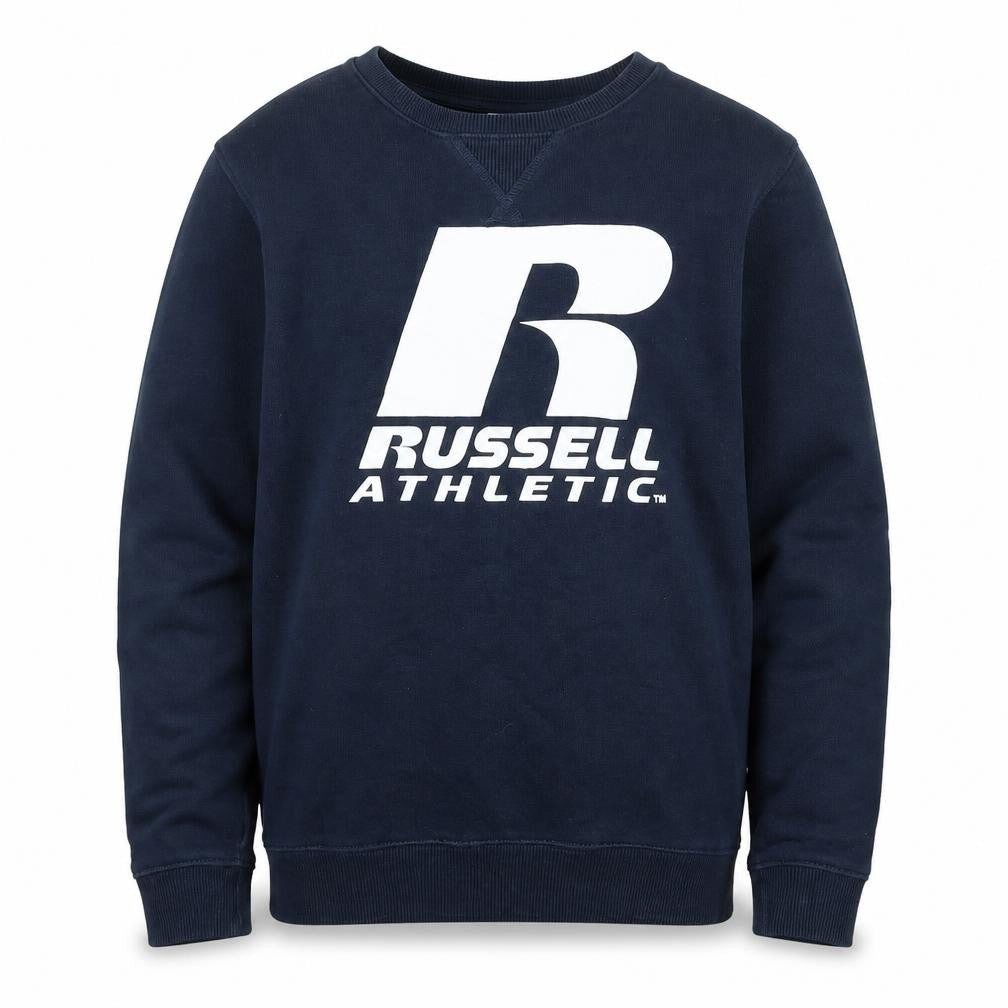 Russell Athletic Boys Blue 10-11 Years Pullover Sweatshirt