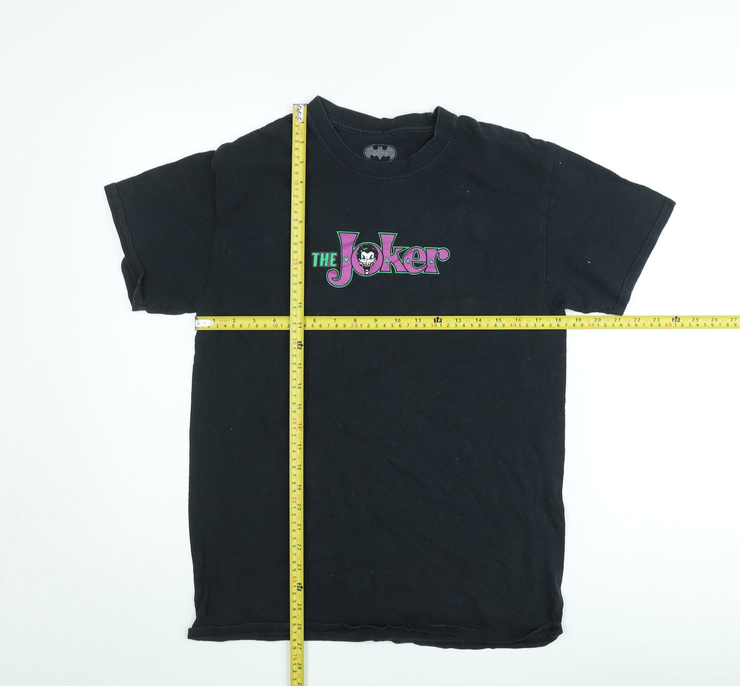 Batman The Joker Black Graphic T-Shirt Mens Medium Cotton DC Comics