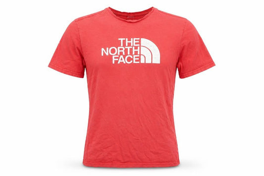 The North Face Men's Red Short Sleeve Crew Neck Cotton T-Shirt S