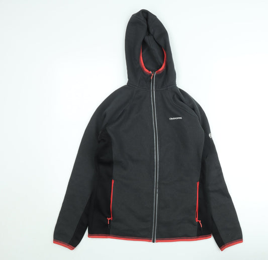 Craghoppers Women's Black Softshell Hooded Jacket UK 12