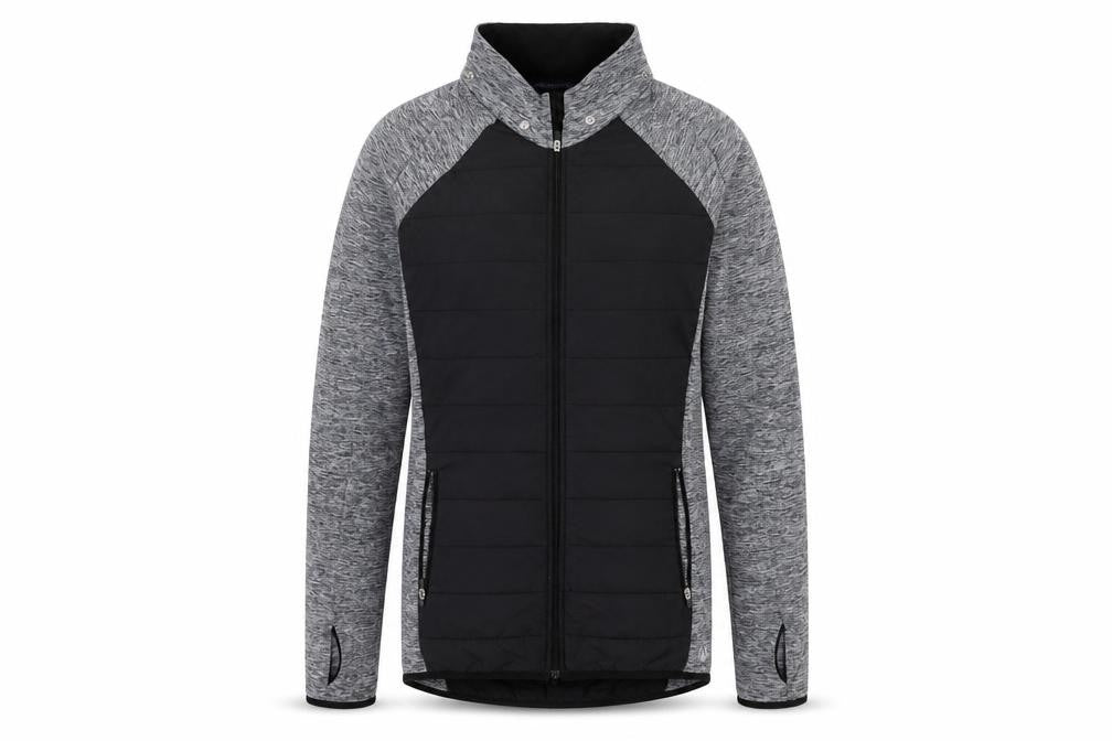 Marks & Spencer Men's Black Grey Lightweight Full Zip Active Jacket S