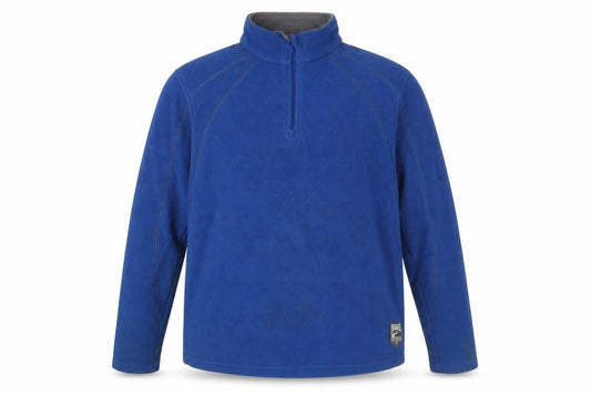 Crivit Mens Blue Fleece 1/2 Zip Pullover Sweatshirt Size L