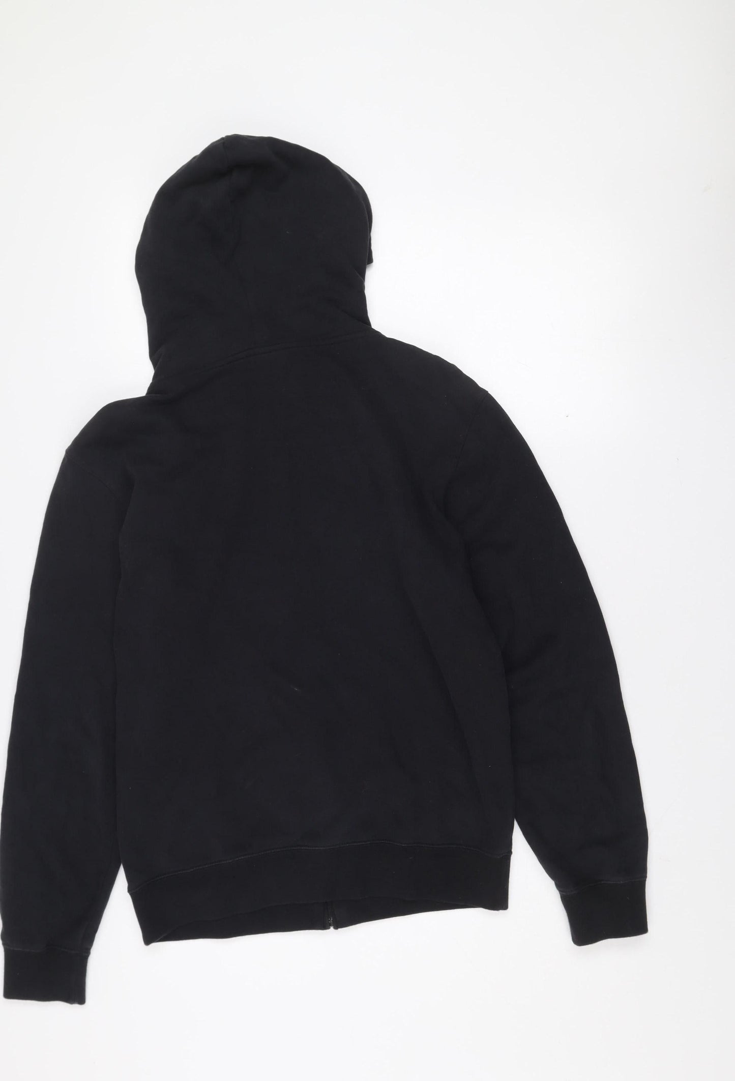Champion Men's Black Small Full Zip Hooded Cotton Jacket
