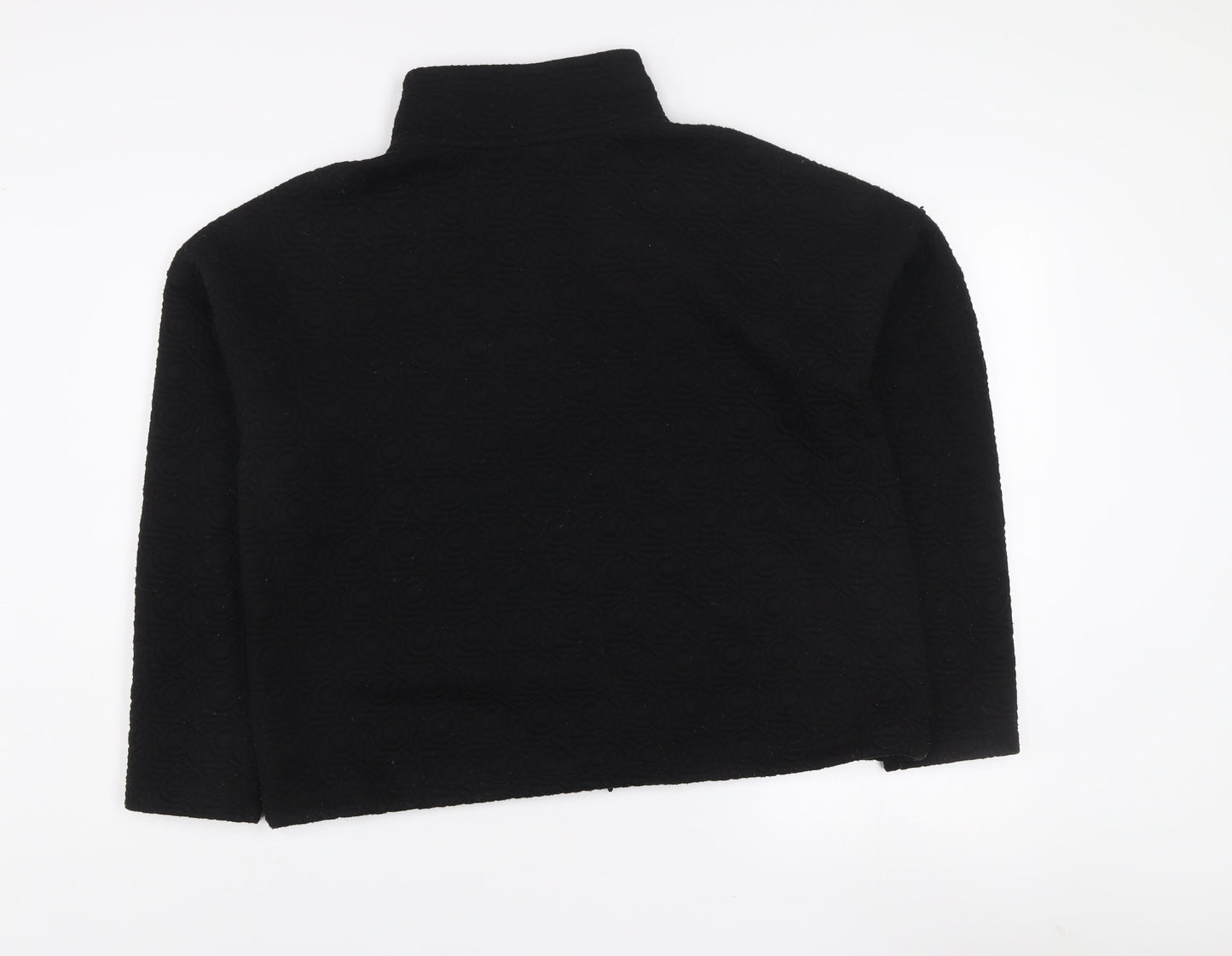 Calvin Klein Performance Women's Black XL 1/4 Zip Textured Sweatshirt